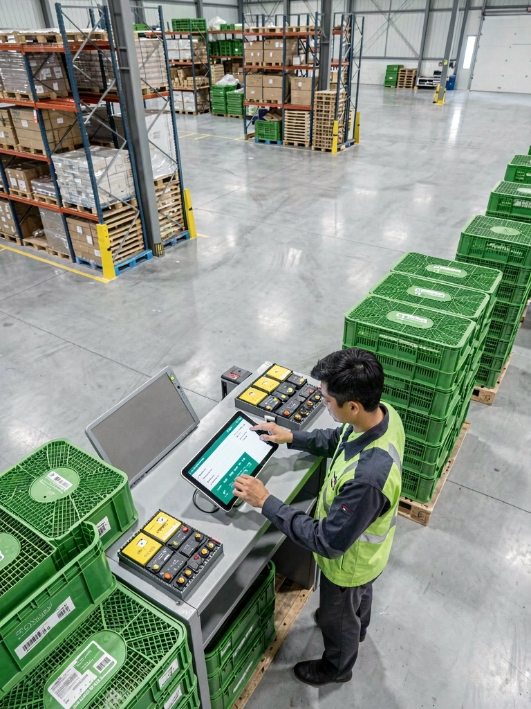 Operational data gathering in industrial setting